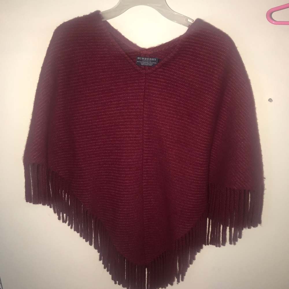 Burberry London poncho.